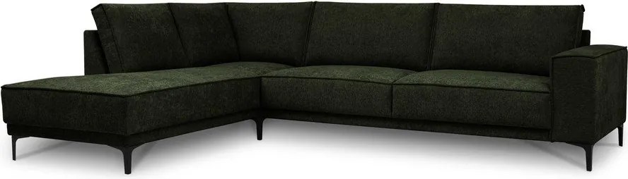 Zöld zsenília sarokkanapé (bal oldali-L alakú) Copenhagen – Scandic