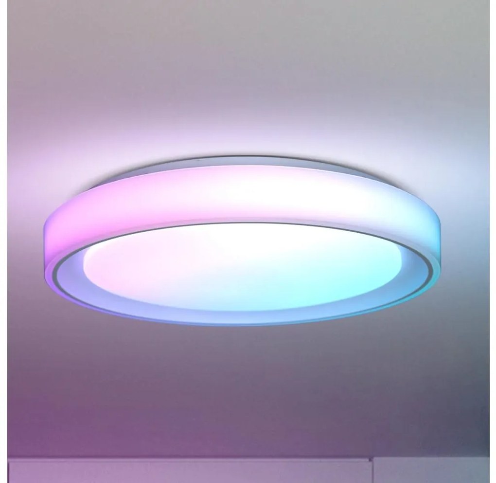 Brilagi-LED RGB Dimmelhető lámpatest FLOCO LED/30W/230V Wi-Fi Tuya + LED/6W + távirányító