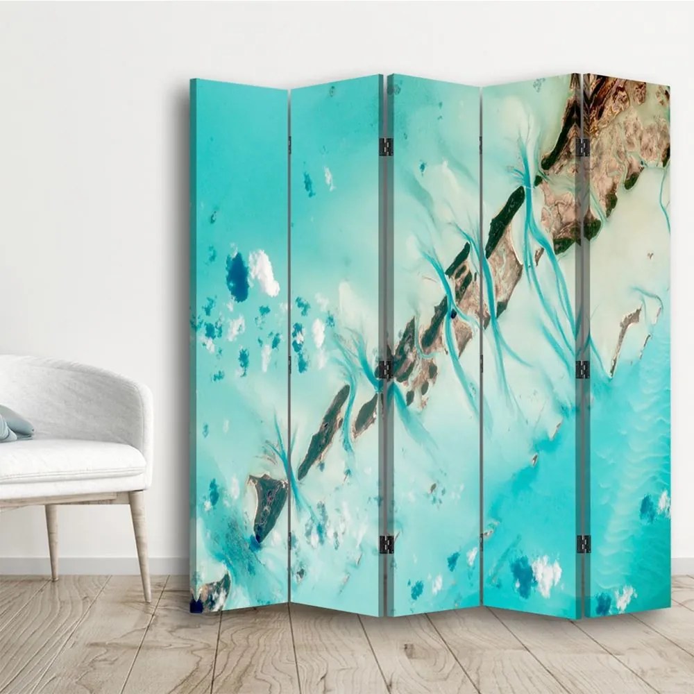 Gario Paraván Kilátás a térbol Méret: 180 x 170 cm, Kivitelezés: Forgó paraván 360°