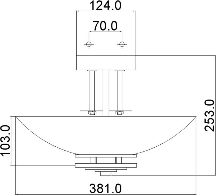 Kichler HENDRIK KL-HENDRIK-SF Mennyezeti Lámpa 3x3,5W/G9 3x320LM IP44