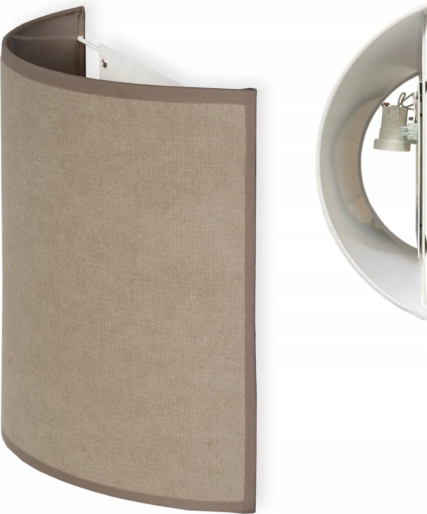 Modern fali lámpa Cerlux Lámpabúra bézs Soft Led 25 cm Led fali lámpa