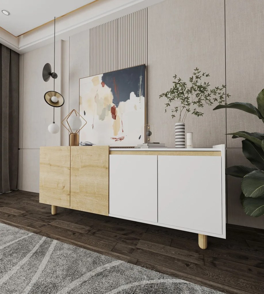 Ravenna Modern 180 - Sapphire Oak, White