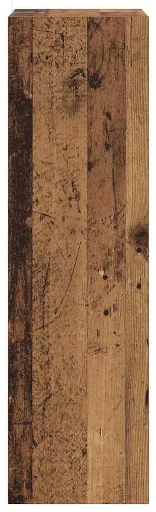 Könyvespolc Régi fa 40 x 30 x 103 cm Faanyag