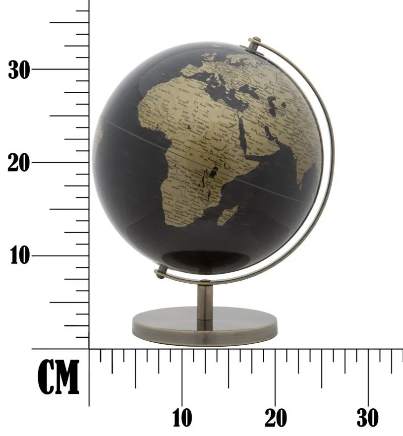 Globe bronz ø 25x34cm