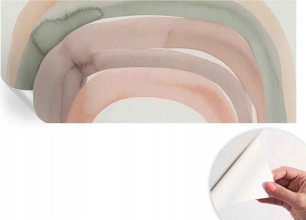 Öntapadós fotótapéta Nappaliba és Hálószobába Szivárvány ívek 250x104