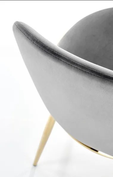 K-460 étkezőszék szürke arany