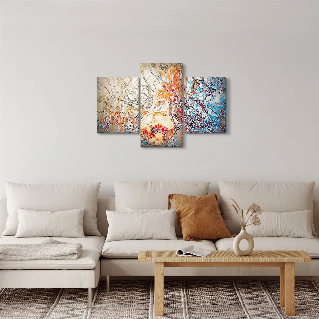 Kép - Mozaik absztrakció (90x60 cm)