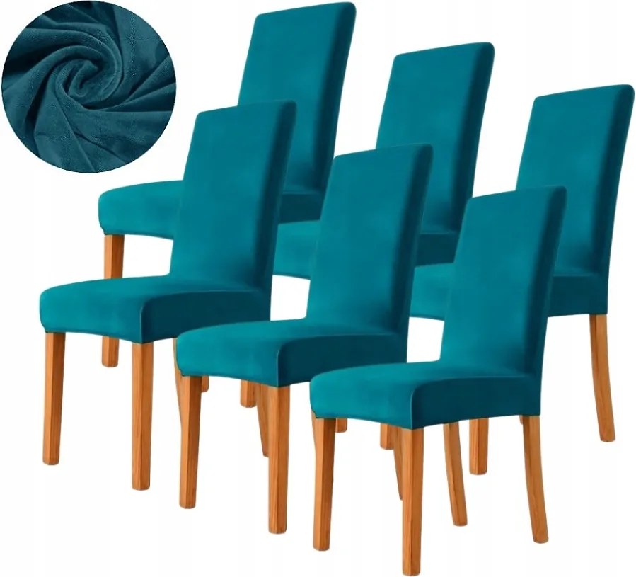 6 Db-os Székhuzat Szett Prémium Velúr Plüss Rugalmas