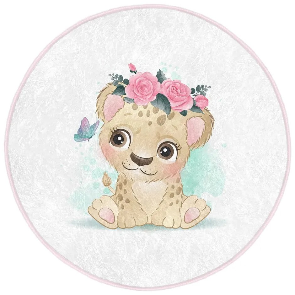 Fehér gyerek szőnyeg ø 80 cm Comfort – Mila Home