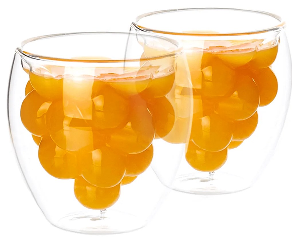 Thermo pohár borra és vízre, 2db, 180 ml, HOTCOLDER TYP 28