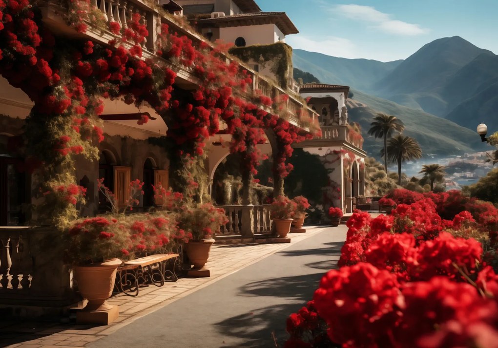 Poszter 66,5x46,5cm Vörös idill