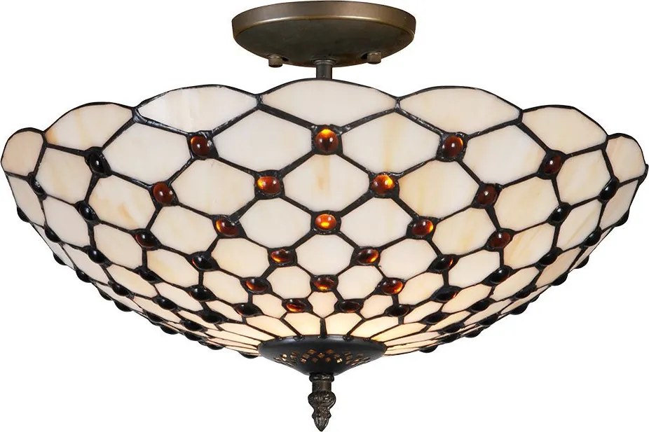Prezent TIFFANY VII. 109 Plafonlámpa 2x40W/E27 IP20