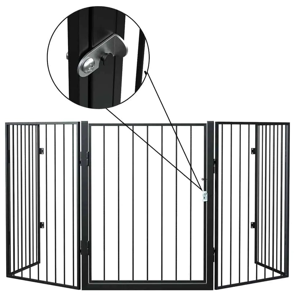 Casaria® Kandalló rostély 310 cm