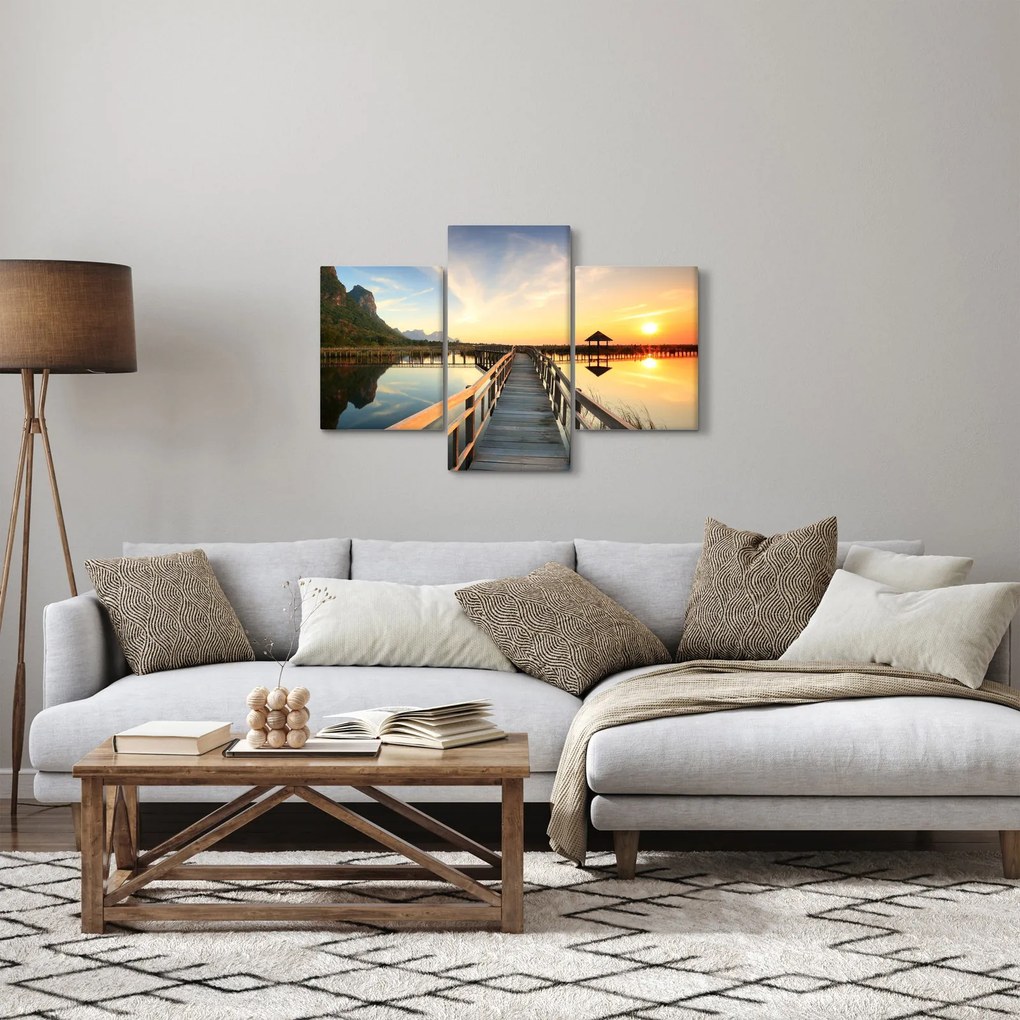 Kép egy gyaloghídról (90x60 cm)