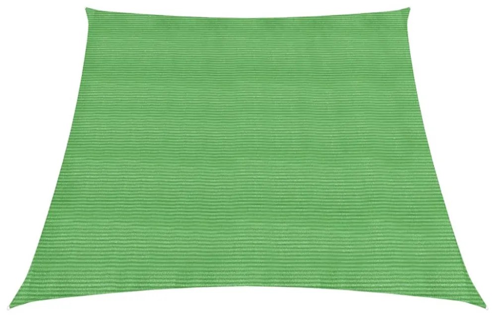 világoszöld HDPE napvitorla 160 g/m² 3/4 x 2 m