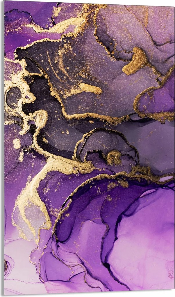 Üveg Vágódeszka 30x52 Lila Konyhai