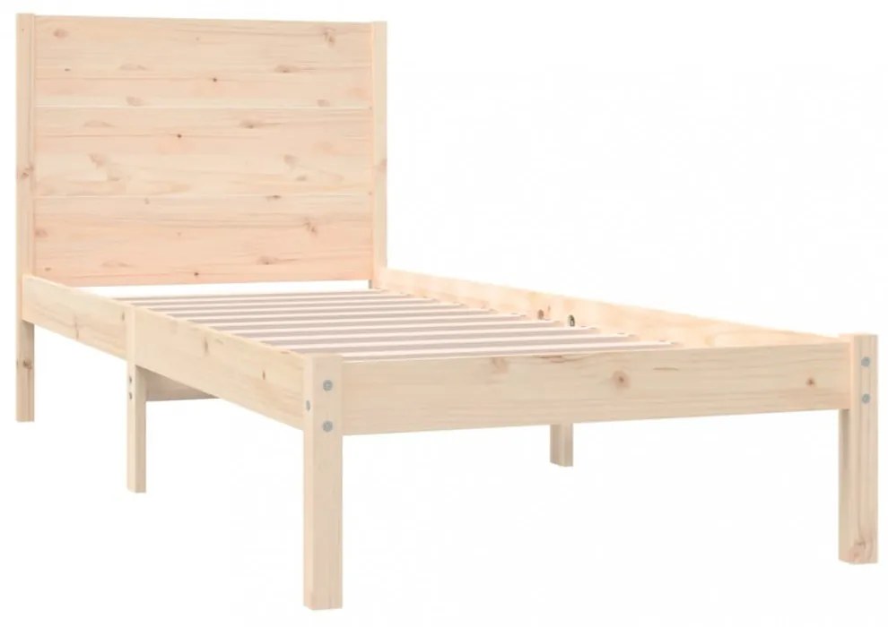 tömör fenyőfa ágy matrac nélkül 100 x 200 cm