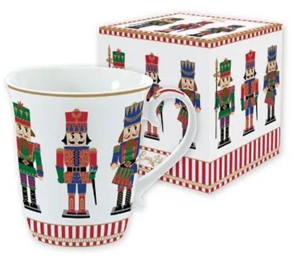 Diótörő karácsonyi porcelán bögre díszdobozban, 275 ml - Nutcrackers