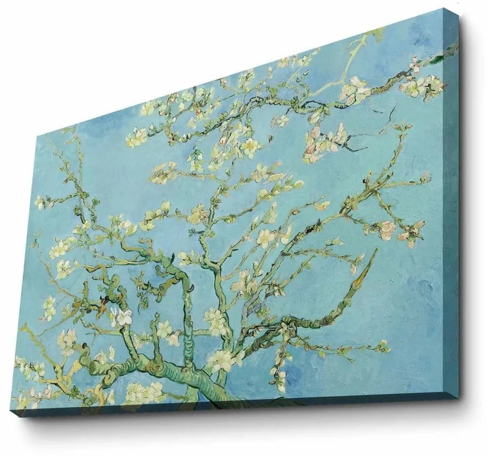 Fali vászon kép Vincent Van Gogh Almond Blossom másolat, 100 x 70 cm