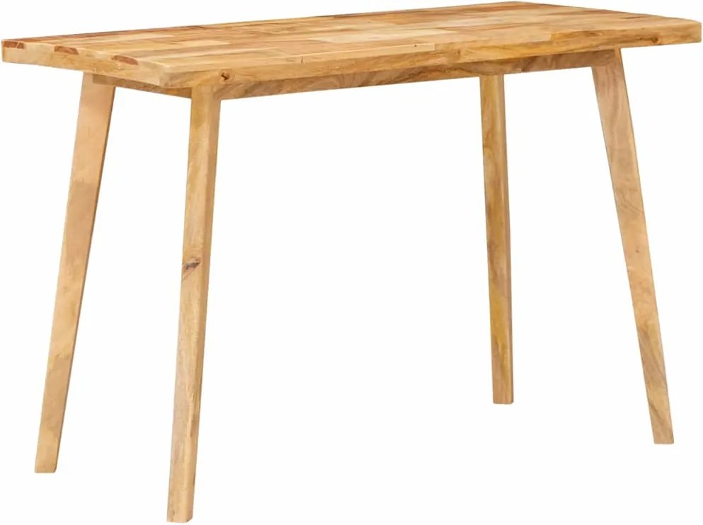 vidaXL Étkezőasztal Természetes 100 x 55 x 75 cm Tömör Mangófát