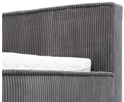 Franciaágy 160 cm Gretty S (sötétkék) (ágyráccsal) (tárolóhellyel). 1104234