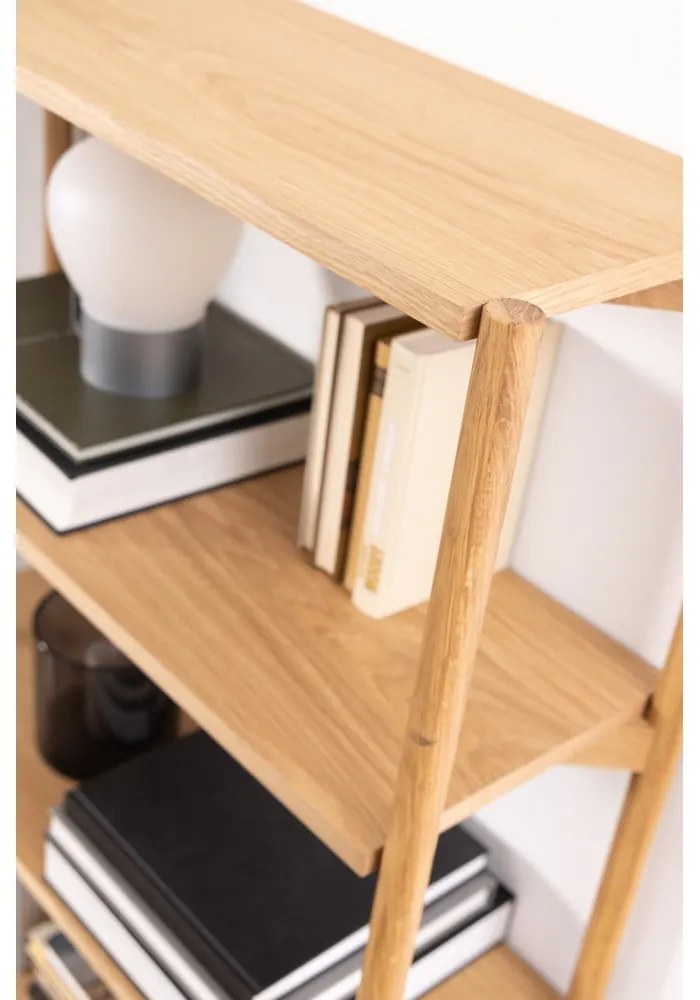 Braidwood könyvespolc tölgyfa dekorral, 86 x 160 cm - Actona