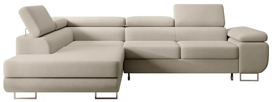 Sarokkanapé Stiletto (B) (szürke + ezüst). 1099710
