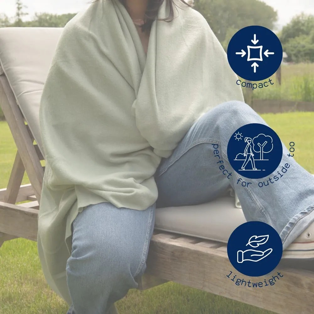 Fehéres bézs fleece takaró 130x160 cm Riso – Tiseco Home Studio