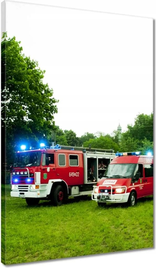 Vászonkép 40x60 Tűzoltóság