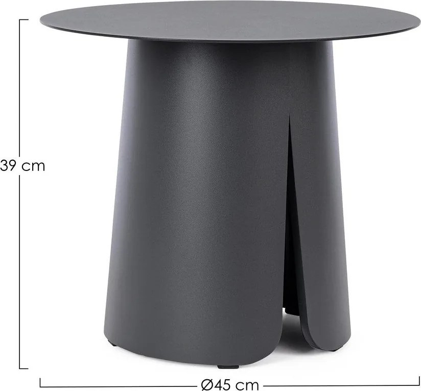 Alumínium kerek kerti kisasztal ø 45 cm Bryan – Bizzotto
