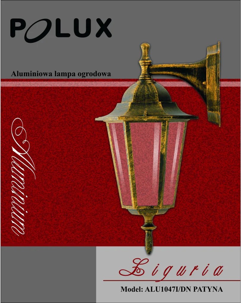 Polux LIGURIA-LT 201966 Fali lámpa 1x20W/E27 IP43