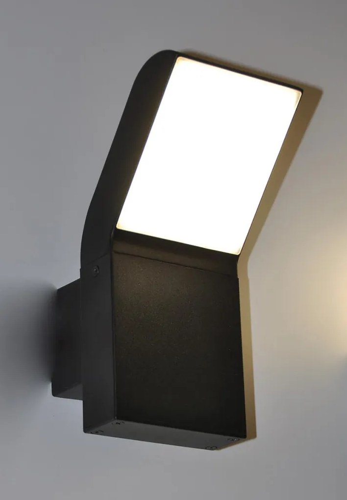 KAJA K-8146 VIDAT Modern Kültéri Fali Lámpa Fekete LED IP54