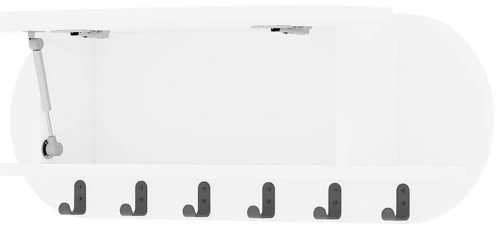 Fali fogas Kroma Hanger - White