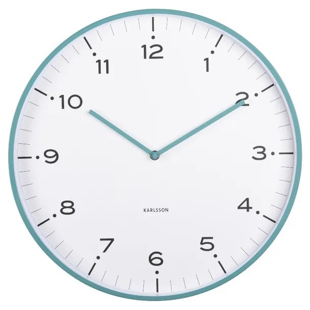 Karlsson 6011BL design falióra kék, 40 cm átmérővel