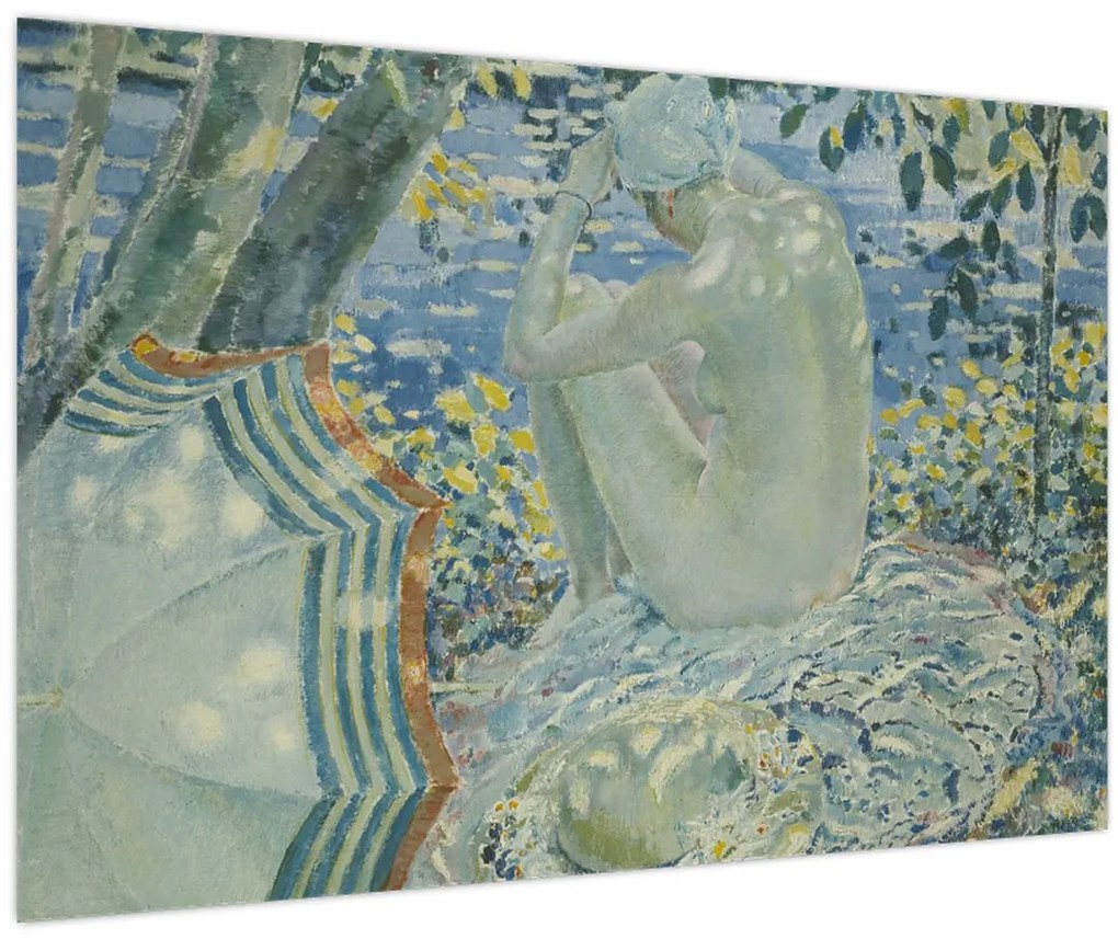 Kép - Frederick Carl Frieseke, On the Bank, reprodukciók (90x60 cm)