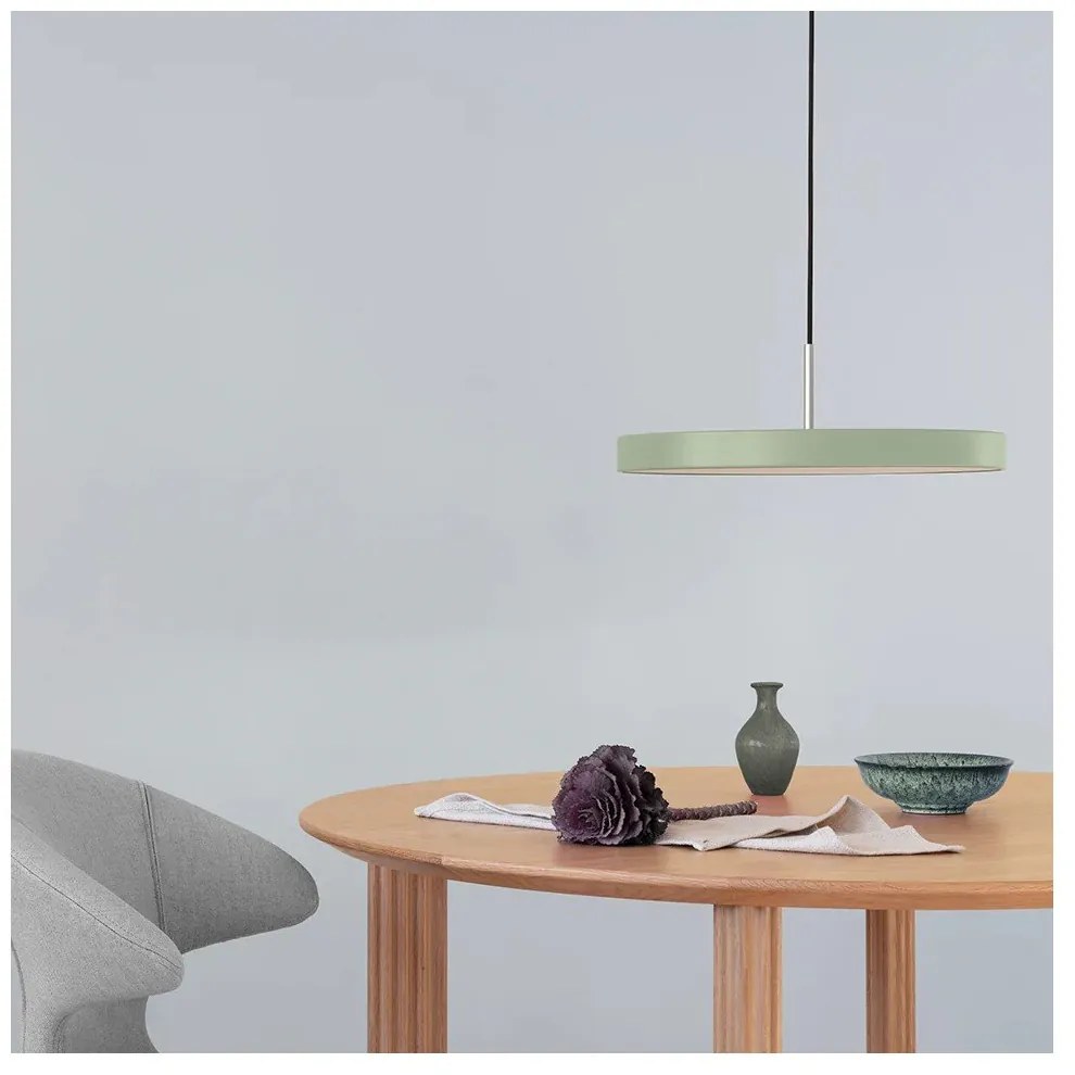 Világoszöld LED függőlámpa fém búrával ø 43 cm Asteria Medium – UMAGE