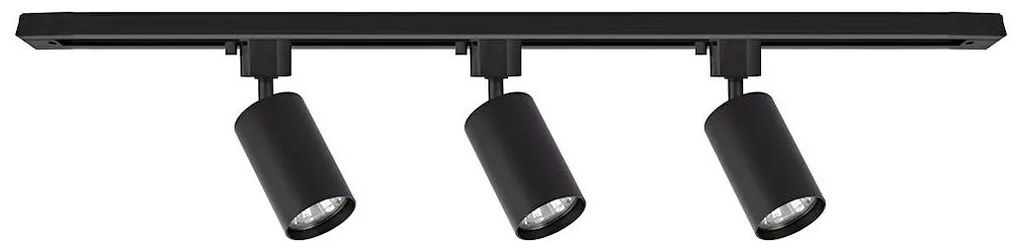 Sínrendszeres spotlámpa TIGER 3xGU10/10W/230V fekete