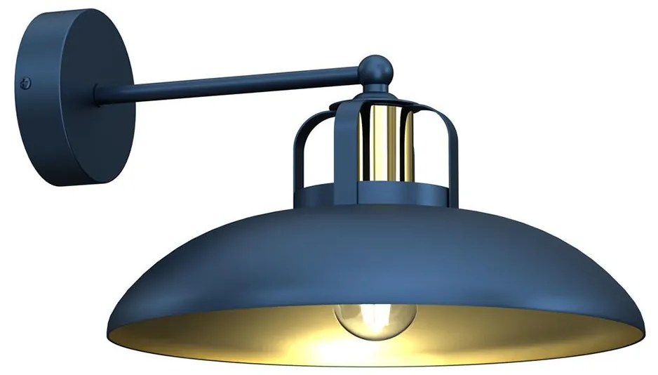 Fali lámpa FELIX 1xE27/60W/230V kék