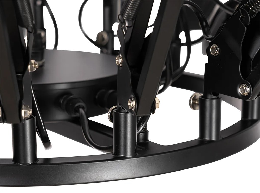 Okos függőlámpa fekete 16-lámpás állítható 16 Wifi A60-nal - Hobby Spinne