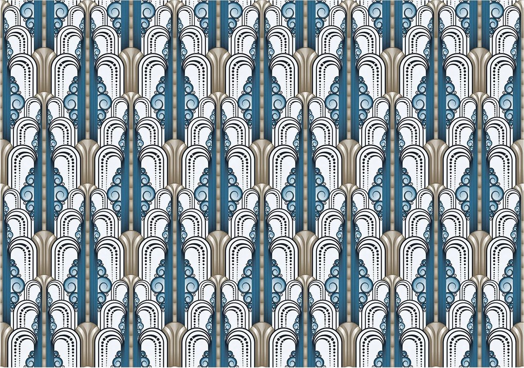 Fotótapéta Ar Deco Geometria Minta Elegáns vinil 208x146 +ragasztó