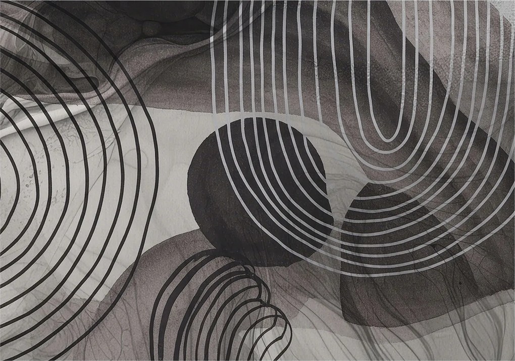 Dekoratív fotótapéta falra Könnyű összeszerelés Harmónia formák 208x146 Ragasztó