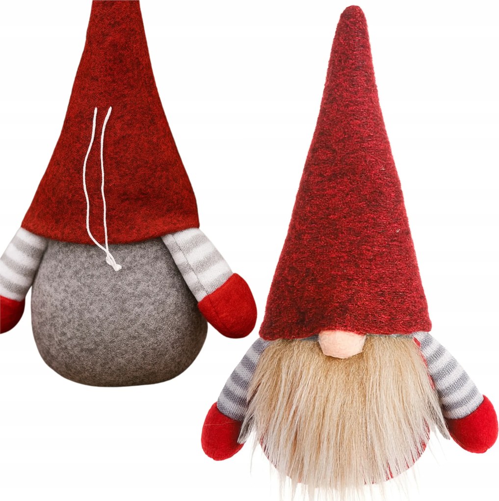 Manó Mikulás Karácsonyi Manó Hosszú Szakáll Dekoráció Piros Z4 C