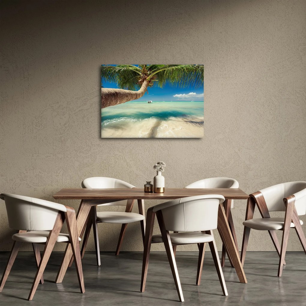 Kép - Tiszta tenger pálmafával (70x50 cm)