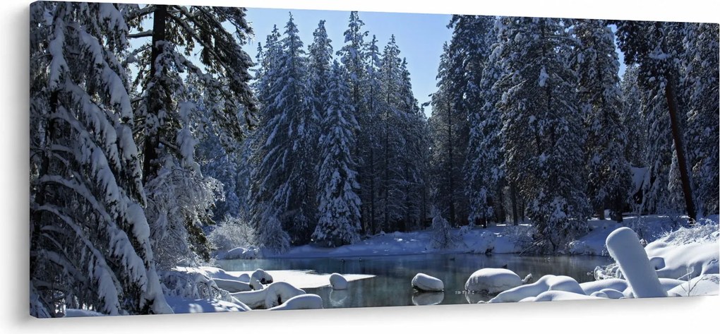 Havas erdő képe (120x50 cm)