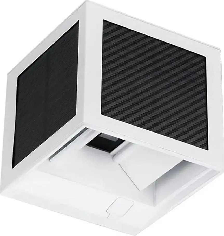 Napelemes fali LED-lámpa érzékelővel, 9W, 3,7V, 3000/4000/6000K, IP65, 2600 mAh, fehér