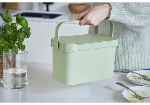 SmartStore Collect műanyag hulladékgyűjtő, zöld, 5 l