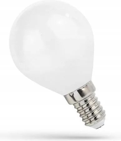 Led Cog Milky gömb izzó E14 6W Nw semleges Spectrum