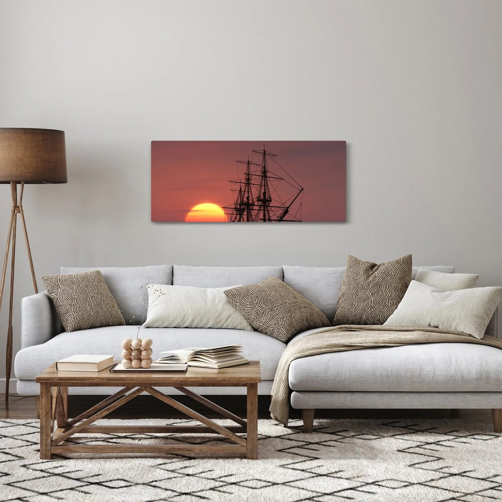 Kép - Középkori hajó (120x50 cm)