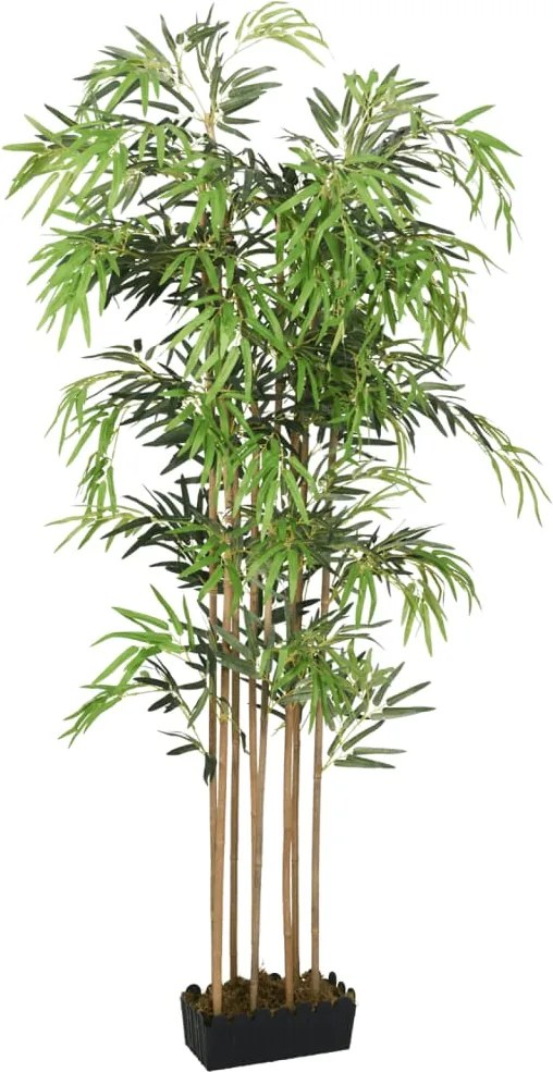 vidaXL zöld mű bambuszfa 1605 levéllel 180 cm