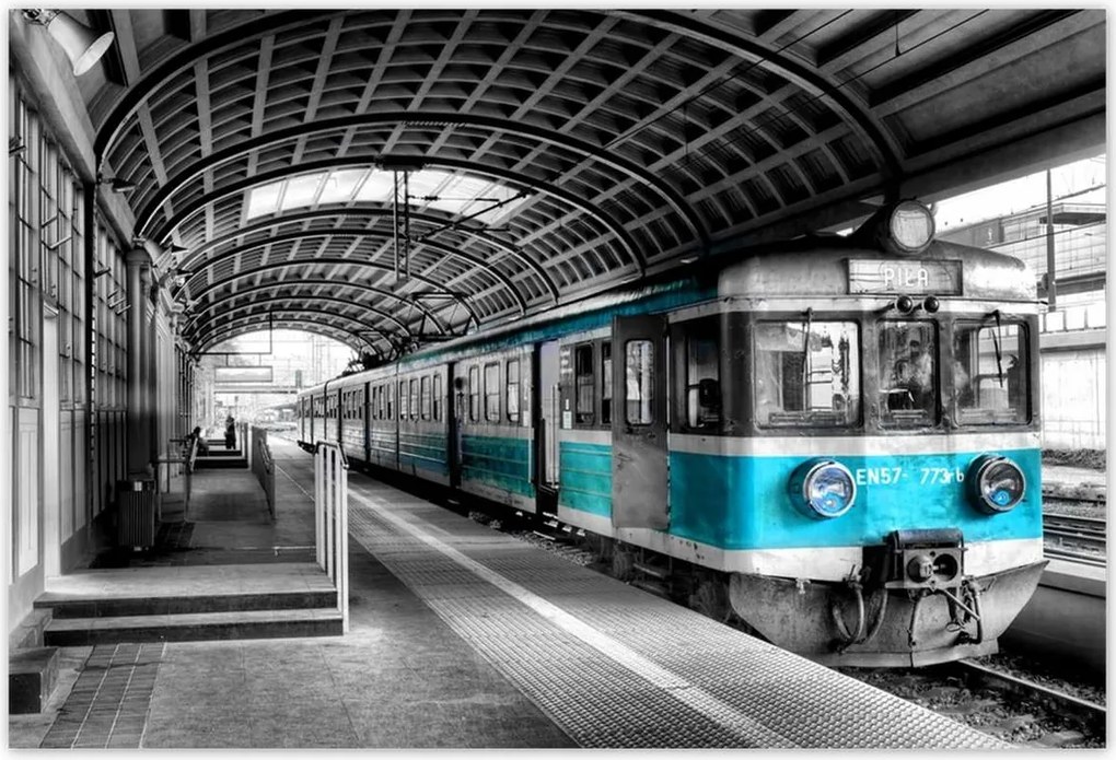 Poszterek 200x135 Türkiz vonat Pkp